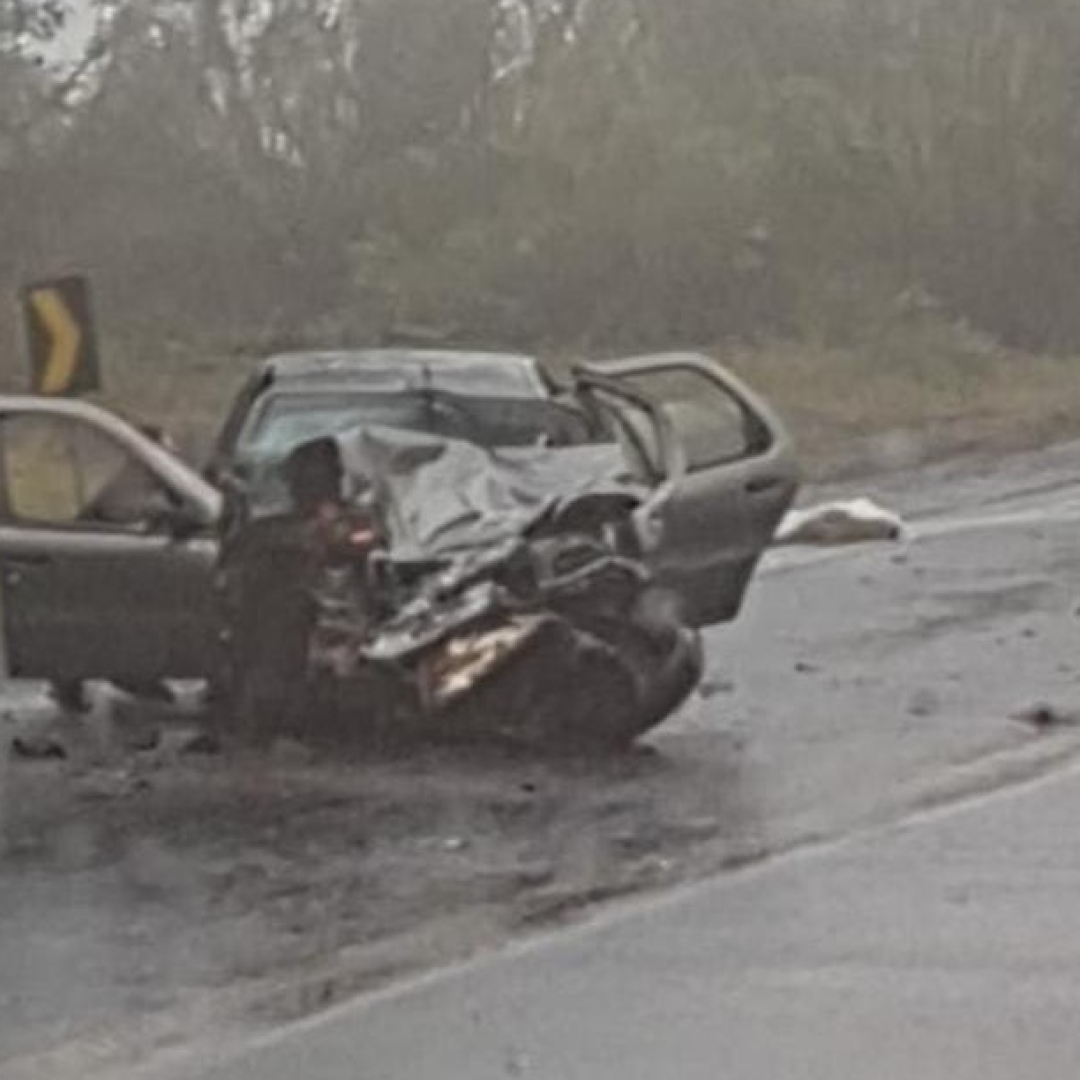 DUAS PESSOAS MORREM APÓS GRAVE ACIDENTE NA BR-376 EM ORTIGUEIRA 