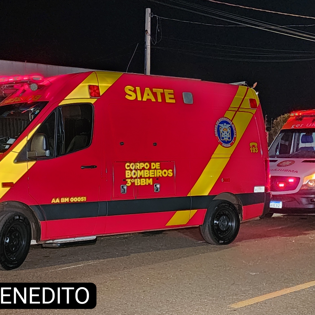 TRÊS ACIDENTES GRAVES COM MOTOCICLISTAS SÃO REGISTRADOS NA NOITE DE DOMINGO EM LONDRINA 