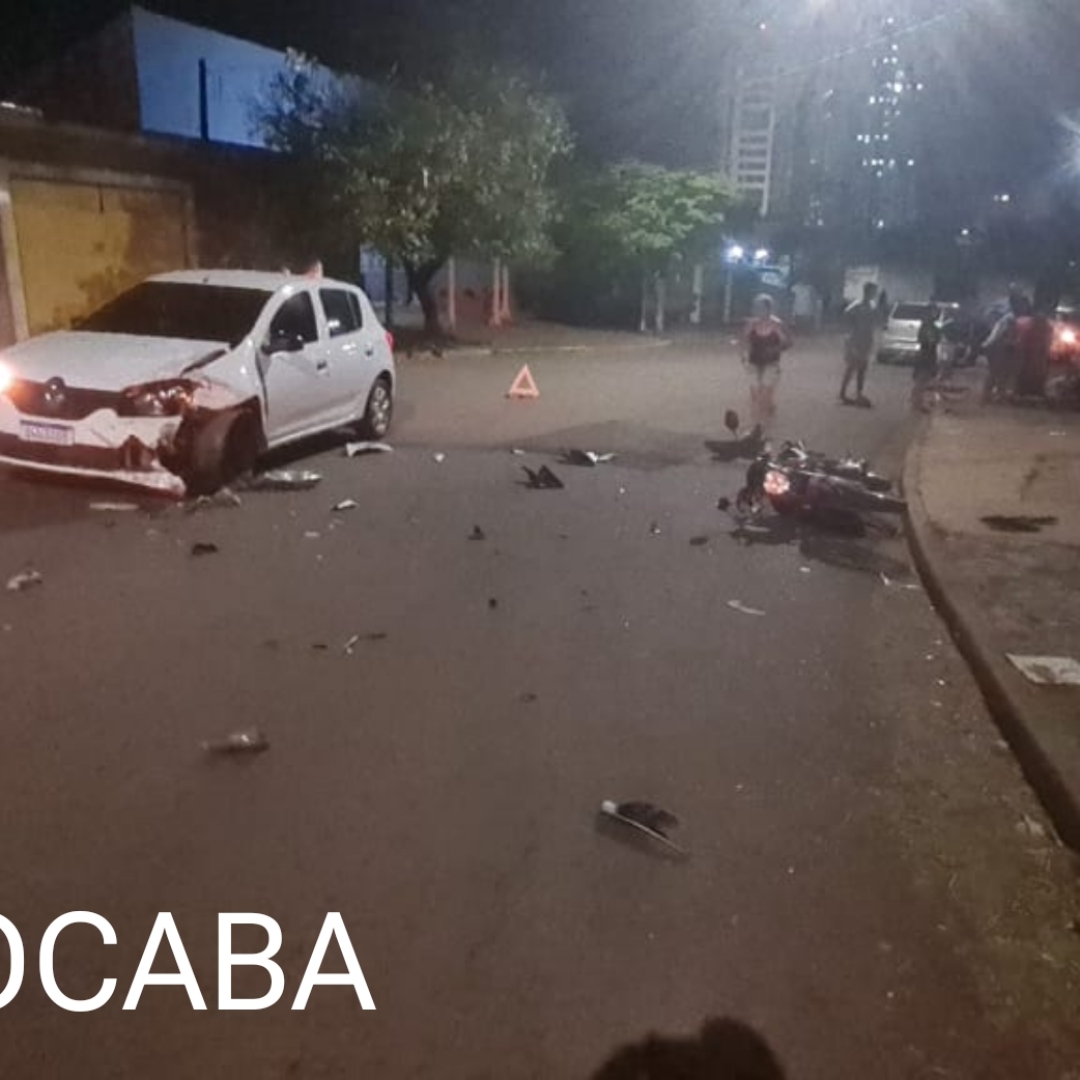 TRÊS ACIDENTES GRAVES COM MOTOCICLISTAS SÃO REGISTRADOS NA NOITE DE DOMINGO EM LONDRINA 