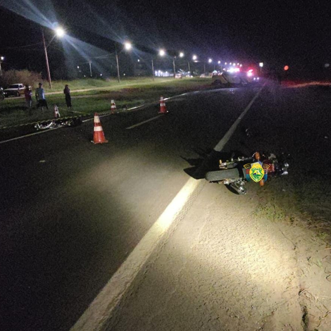 MOTOCICLISTA MORRE EM ACIDENTE NA PR-218, EM SABÁUDIA 