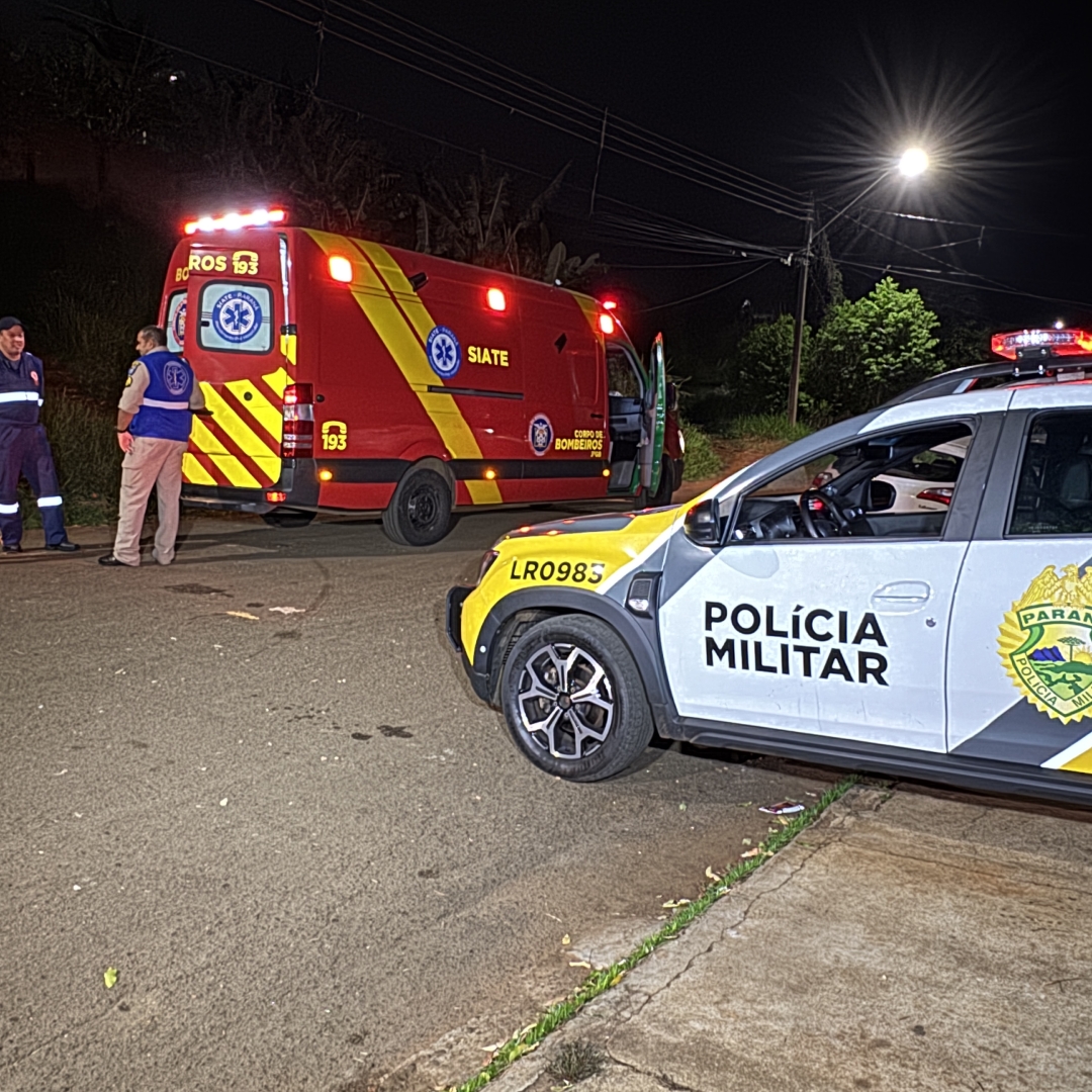 ADOLESCENTE É BALEADO DURANTE TENTATIVA DE HOMICÍDIO NA ZONA SUL DE LONDRINA