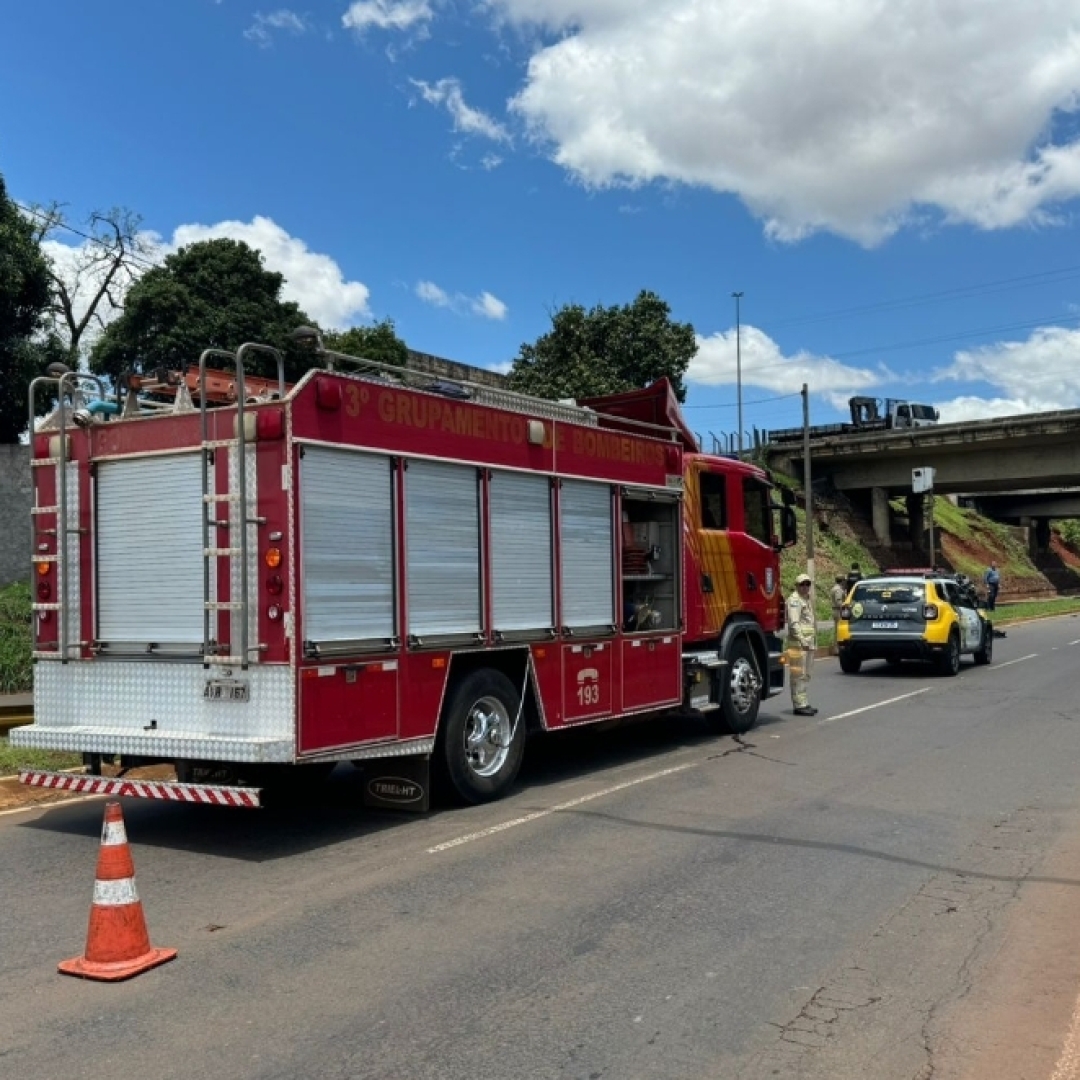 HOMEM MORRE EM ACIDENTE DE MOTO NA RODOVIA CARLOS JOÃO STRASS