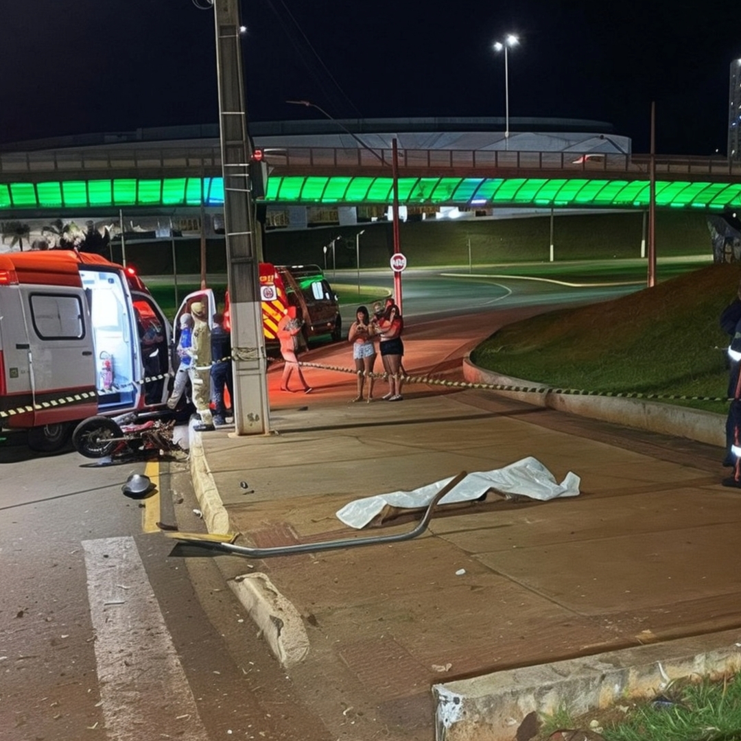 MOTOCICLISTA MORRE EM ACIDENTE NA AVENIDA LESTE-OESTE EM LONDRINA 