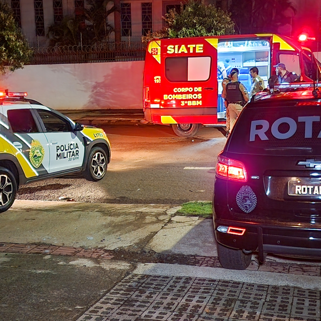 HOMEM É ATROPELADO, BALEADO E AGREDIDO NA ZONA NORTE DE LONDRINA 