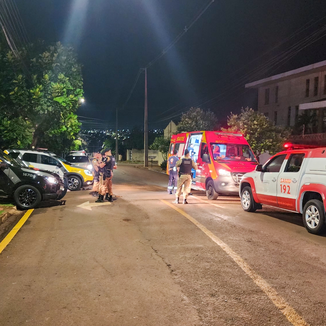 HOMEM É ATROPELADO, BALEADO E AGREDIDO NA ZONA NORTE DE LONDRINA 