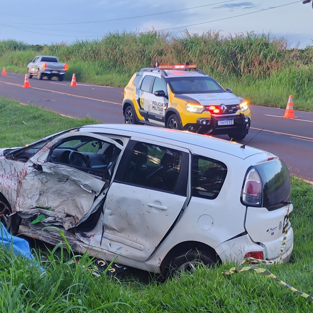 SEPULTADO O CORPO DE JOVEM QUE MORREU EM ACIDENTE DE MOTO NA PR-545, EM LONDRINA 