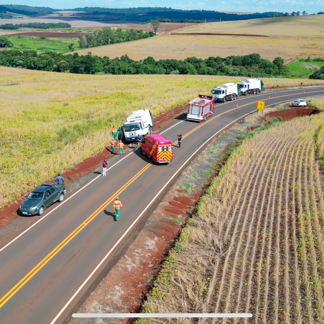 MOTORISTA DE CAMINHÃO PASSA MAL AO VOLANTE E MORRE EM LONDRINA 