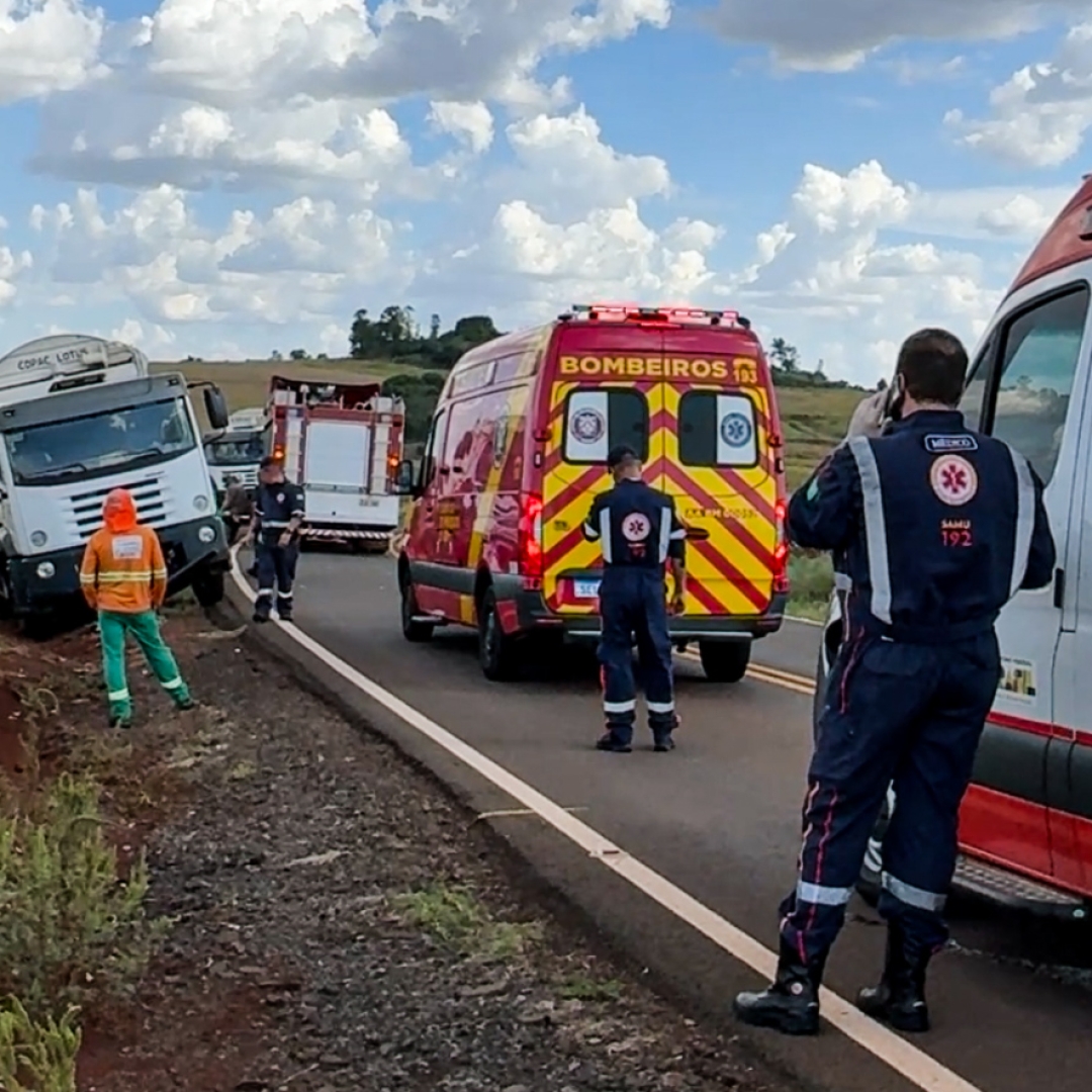 MOTORISTA DE CAMINHÃO PASSA MAL AO VOLANTE E MORRE EM LONDRINA 