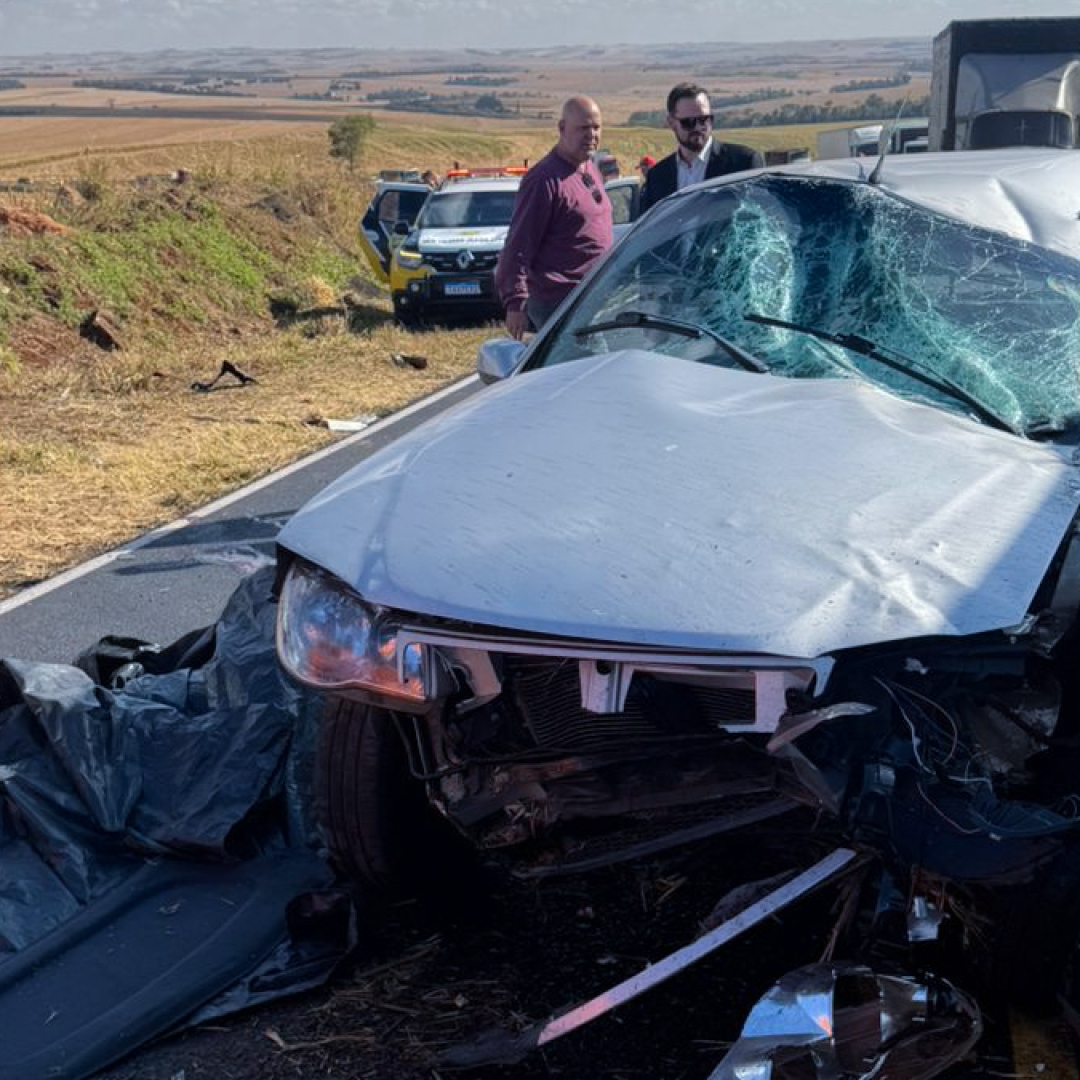 MOTORISTA MORRE EM CAPOTAMENTO NA PR-445 ENTRE WARTA E BELA VISTA DO PARAÍSO