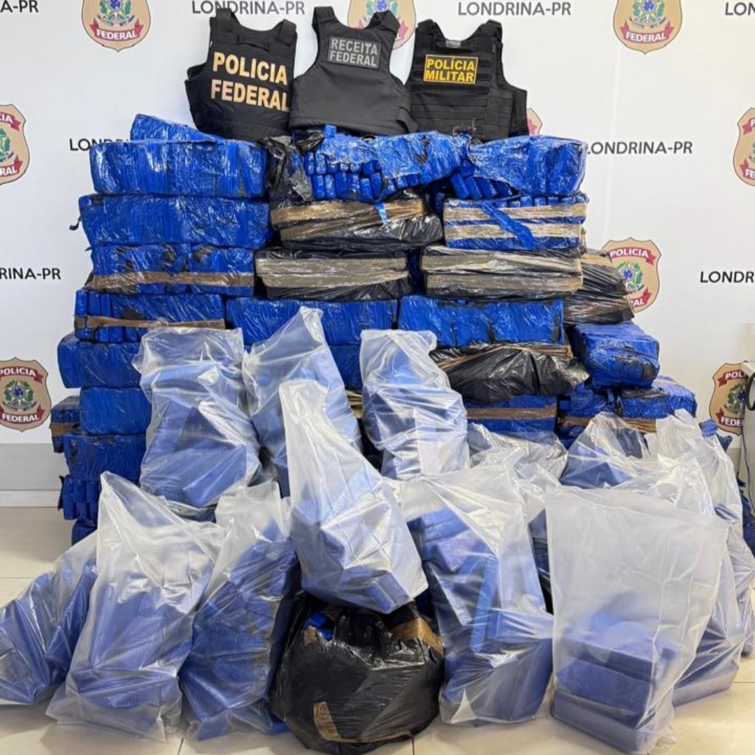 OPERAÇÃO CONJUNTA APREENDE 1,4 TONELADA DE MACONHA EM CAMINHÃO NA BR-369, EM CAMBÉ