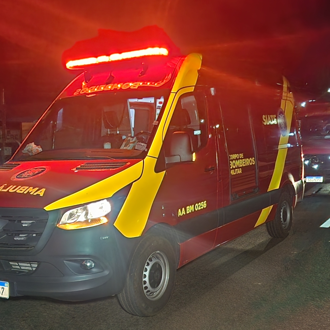 CASAL SOFRE QUEDA DE MOTO E FICA GRAVEMENTE FERIDO NA PR-445 EM LONDRINA