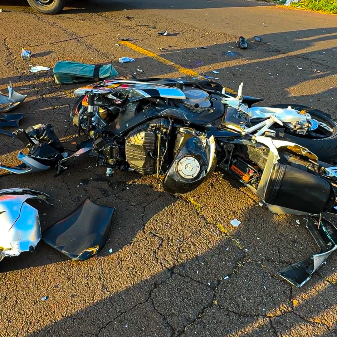 MOTOCICLISTA MORRE NO HOSPITAL APÓS COLISÃO NA ZONA NORTE DE LONDRINA