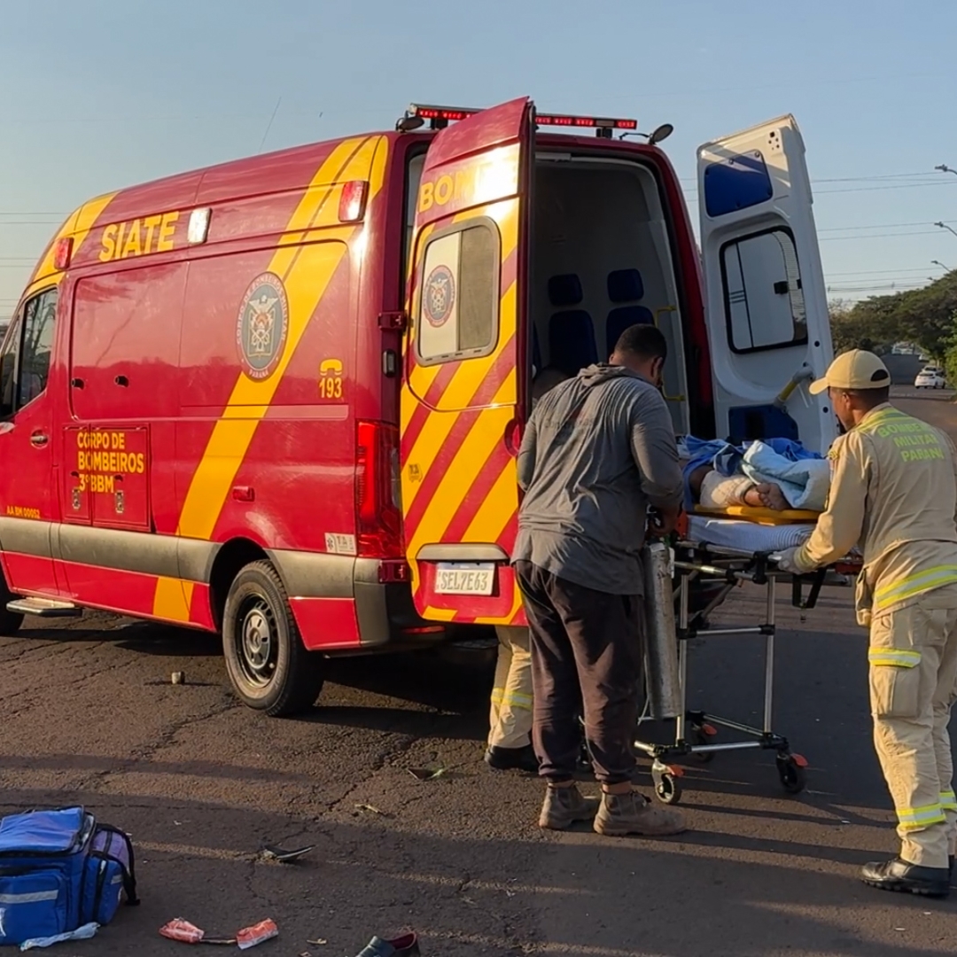 MOTOCICLISTA MORRE NO HOSPITAL APÓS COLISÃO NA ZONA NORTE DE LONDRINA