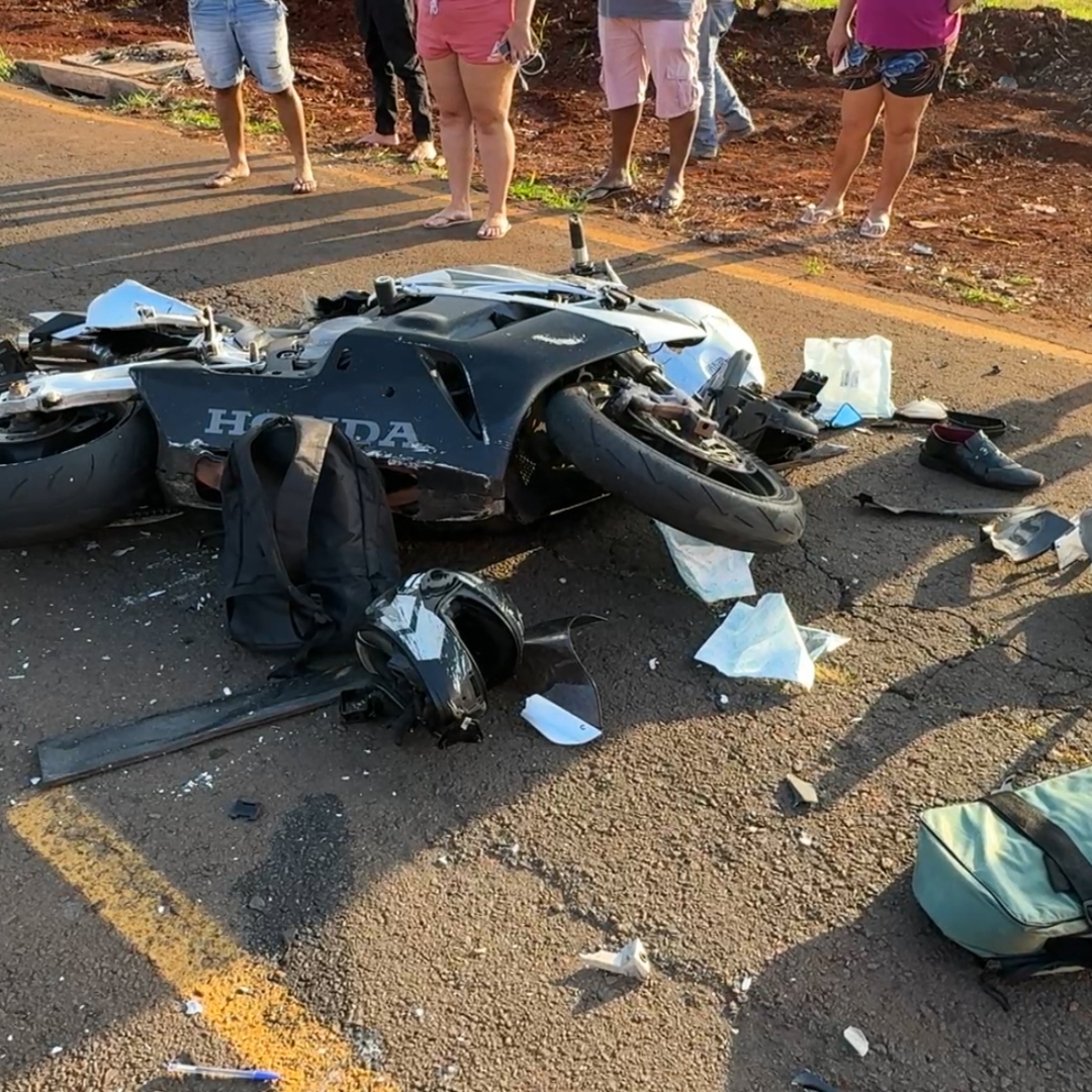 MOTOCICLISTA MORRE NO HOSPITAL APÓS COLISÃO NA ZONA NORTE DE LONDRINA
