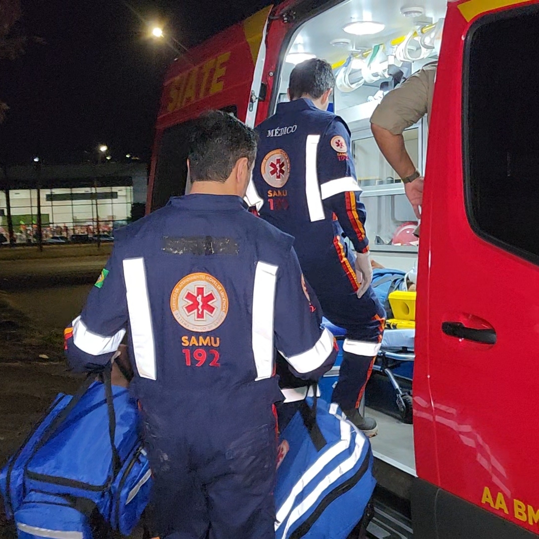 MORADOR DE RUA FICA GRAVEMENTE FERIDO APÓS SER ATROPELADO NA AVENIDA BRASÍLIA, EM LONDRINA 