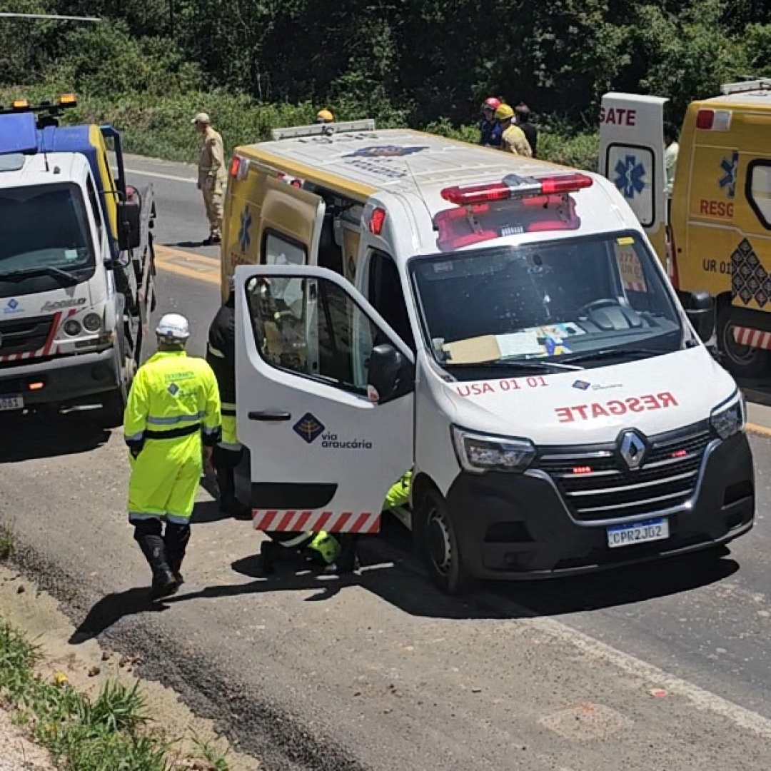TRAGÉDIA: CRIANÇA MORRE EM GRAVE ACIDENTE ENTRE CAMINHÕES NO CONTORNO NORTE, EM CURITIBA