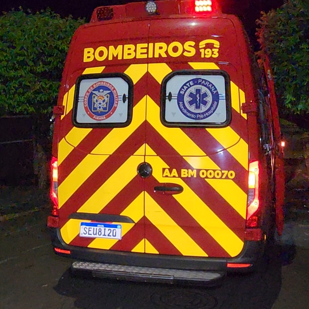 MOTOCICLISTA SOFRE FRATURAS GRAVES EM COLISÃO COM CARRO NA ZONA NORTE DE LONDRINA