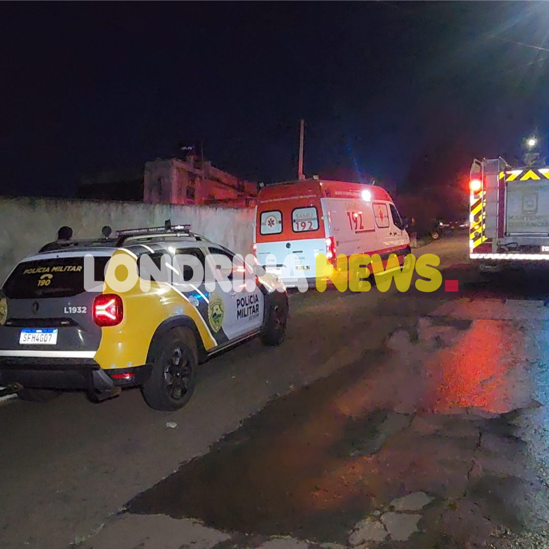 HOMEM MORRE CARBONIZADO APÓS INCÊNDIO EM RESIDÊNCIA NA ZONA NORTE DE LONDRINA