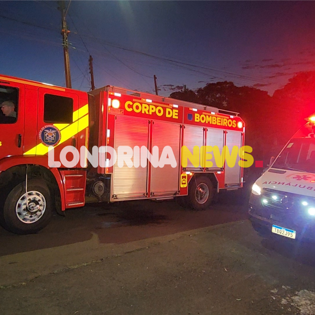 HOMEM MORRE CARBONIZADO APÓS INCÊNDIO EM RESIDÊNCIA NA ZONA NORTE DE LONDRINA