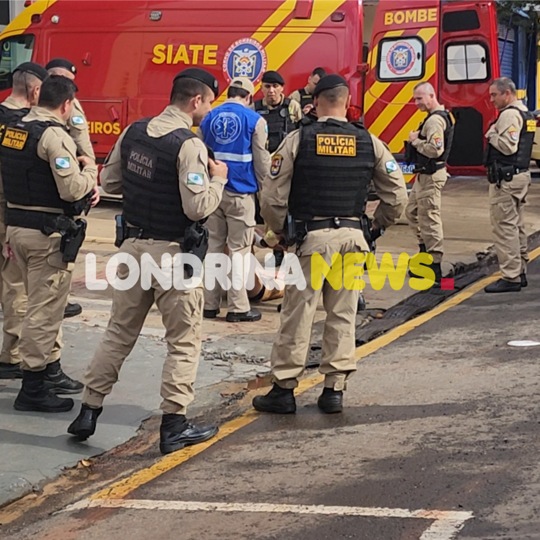 DISCUSSÃO EM CHURRASCO TERMINA COM DOIS IRMÃOS FERIDOS NA REGIÃO CENTRAL DE LONDRINA