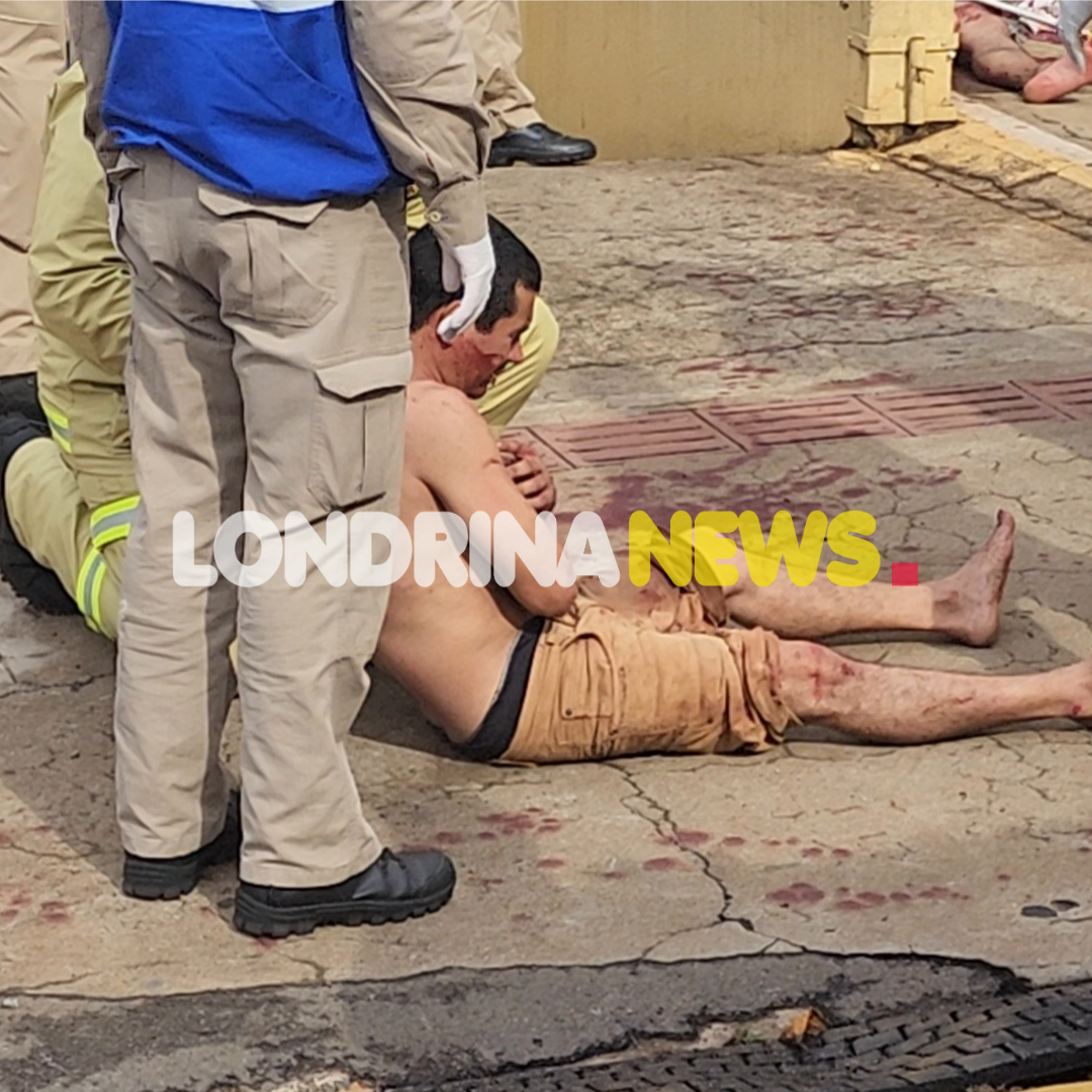 DISCUSSÃO EM CHURRASCO TERMINA COM DOIS IRMÃOS FERIDOS NA REGIÃO CENTRAL DE LONDRINA