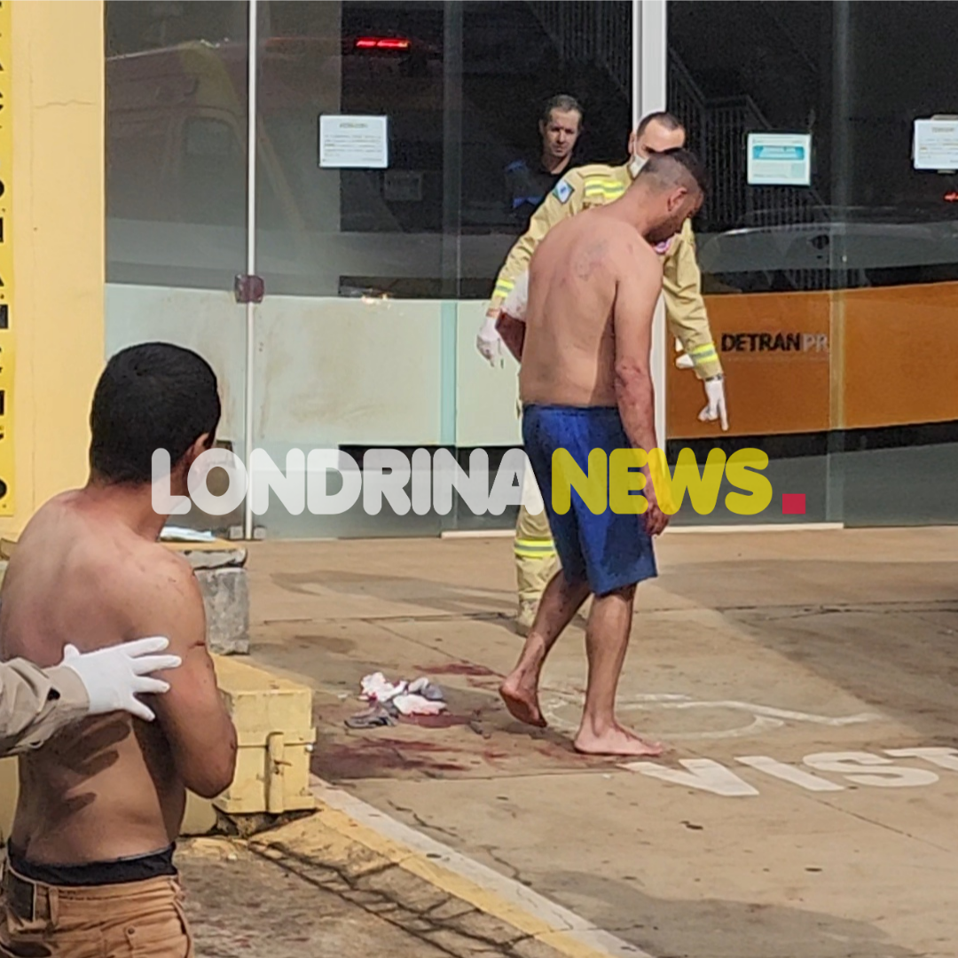 DISCUSSÃO EM CHURRASCO TERMINA COM DOIS IRMÃOS FERIDOS NA REGIÃO CENTRAL DE LONDRINA