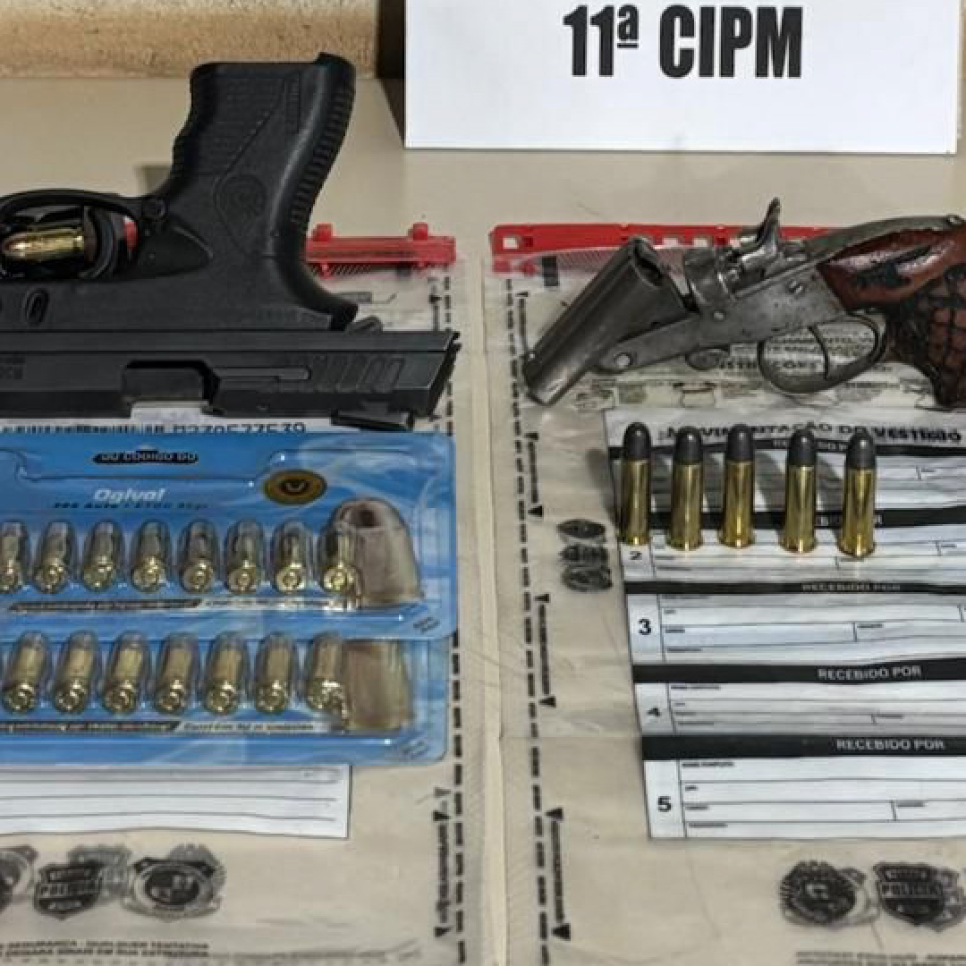 HOMEM É PRESO APÓS AMEAÇAR O PRÓPRIO FILHO COM ARMA DE FOGO EM CAMBÉ