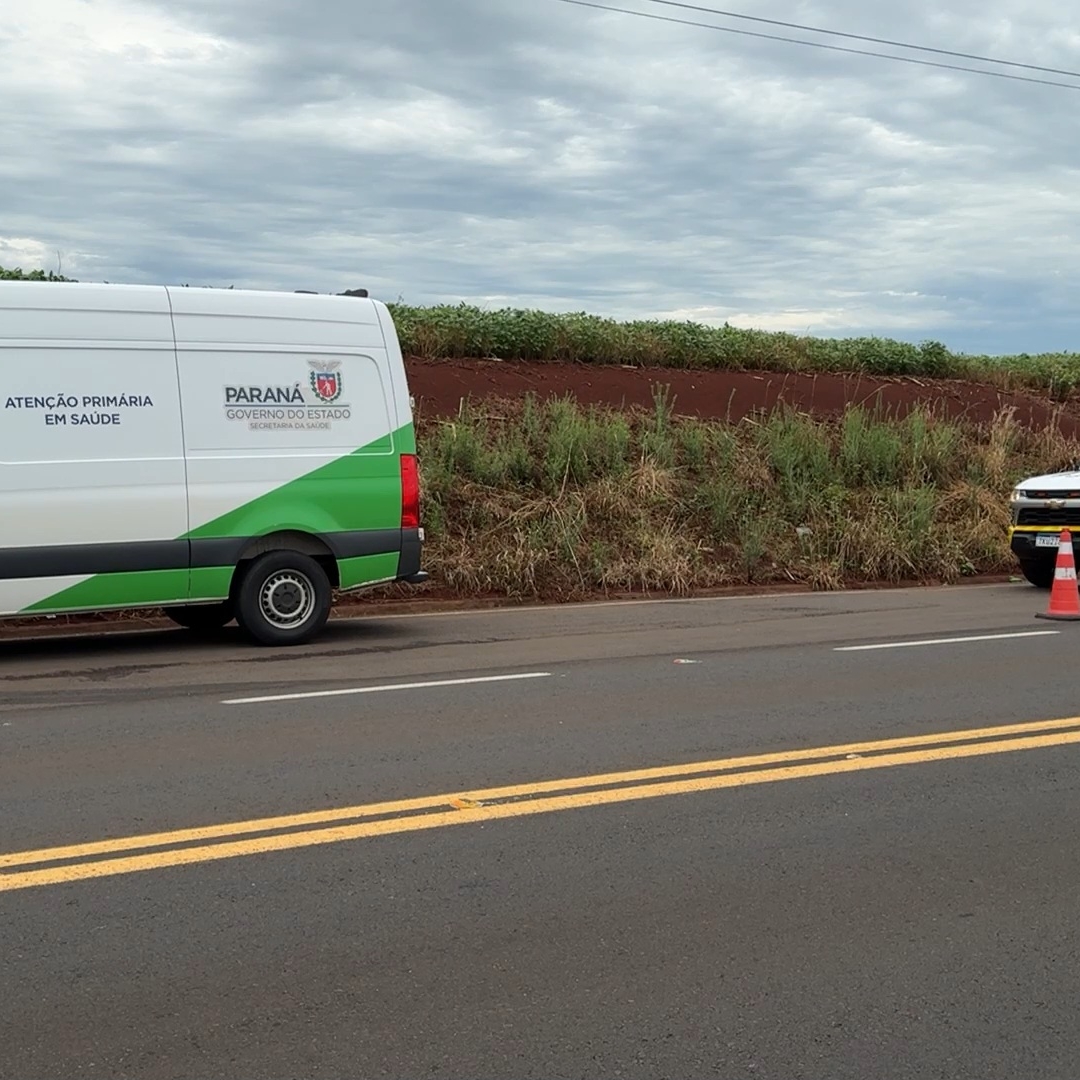 PEDESTRE MORRE ATROPELADO NA PR-090 EM SERTANÓPOLIS