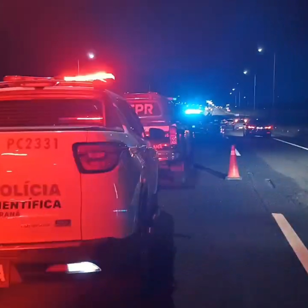 MOTOCICLISTA MORRE APÓS COLISÃO COM CAMINHONETE NA BR-369, EM ARAPONGAS