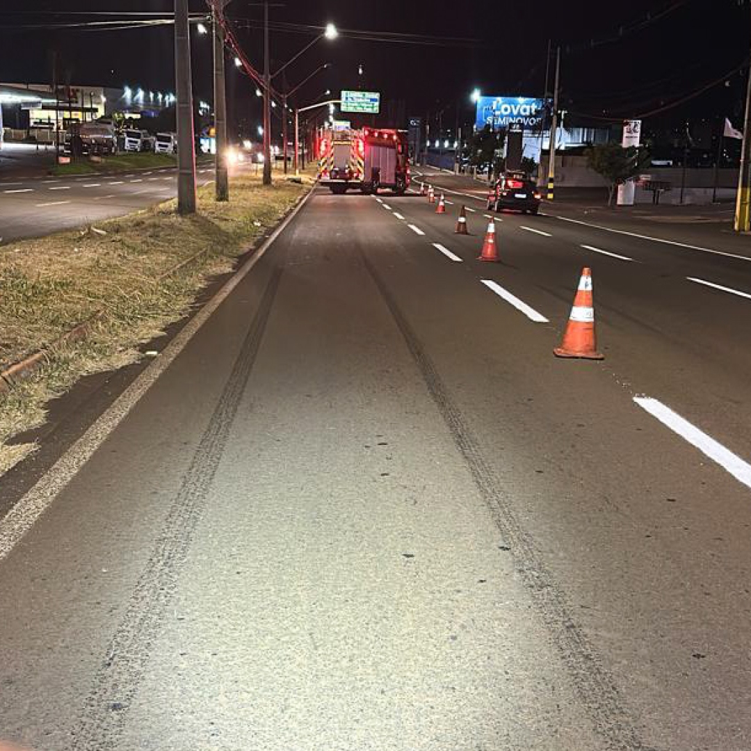 MOTOCICLISTA MORRE APÓS SER ATINGIDA POR CARRO NA BR-369, EM LONDRINA