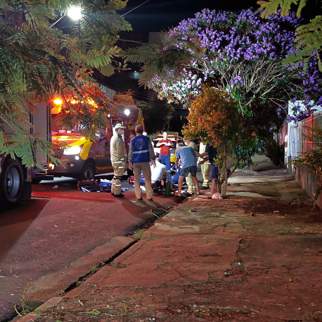 HOMEM É MORTO A FACADAS NO CENTRO DE CAMBÉ; JOVEM É APREENDIDO SUSPEITO DO CRIME