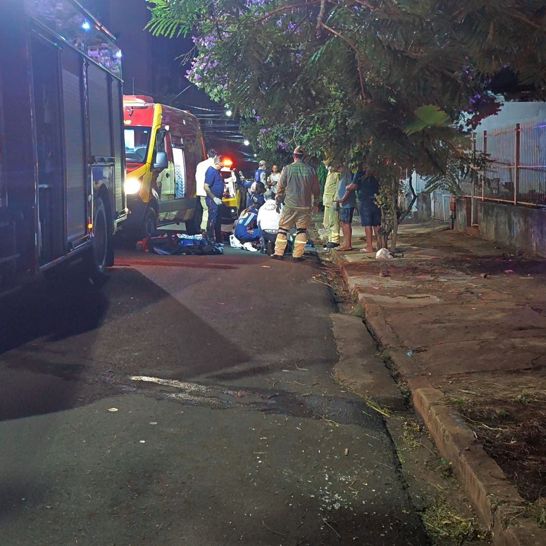 HOMEM É MORTO A FACADAS NO CENTRO DE CAMBÉ; JOVEM É APREENDIDO SUSPEITO DO CRIME