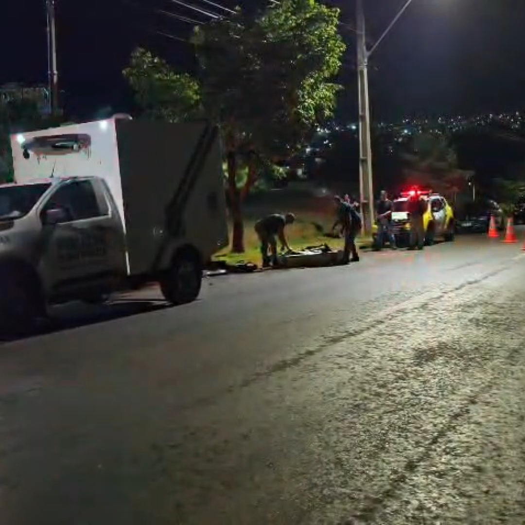 MOTOCICLISTA MORRE APÓS GRAVE ACIDENTE NA ZONA NORTE DE LONDRINA