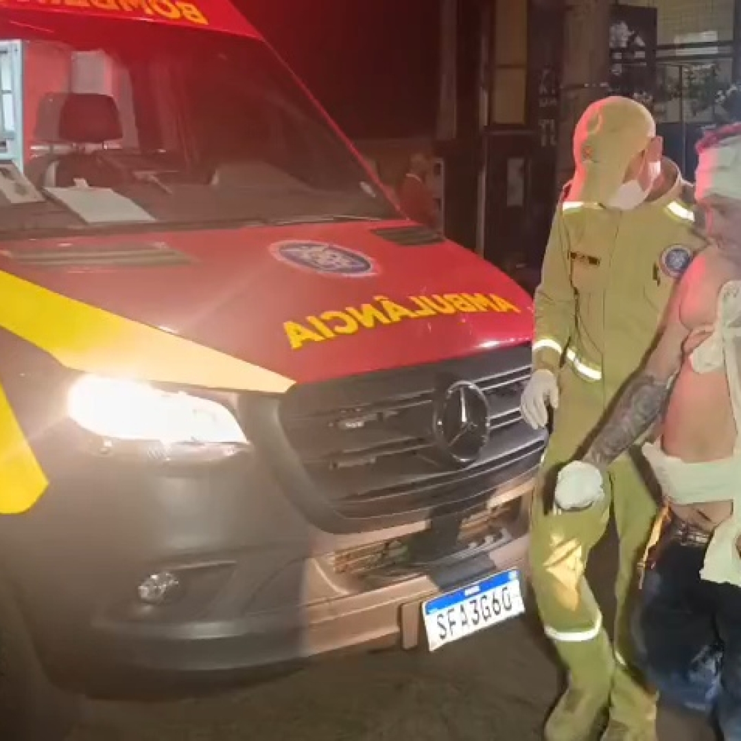 HOMEM É ESFAQUEADO EM FRENTE A BAR NA ZONA NORTE DE LONDRINA