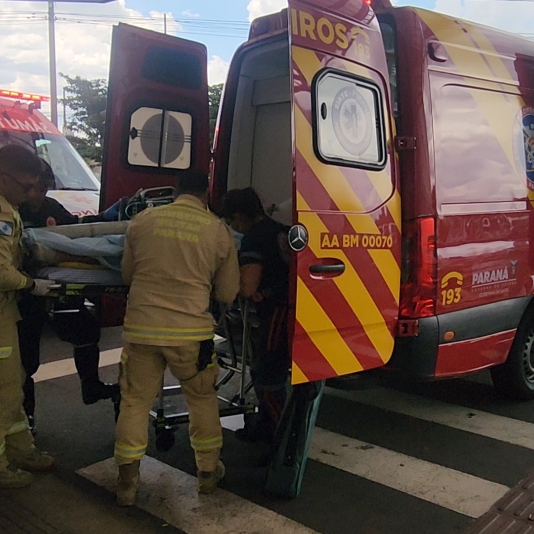 MOTOCICLISTA DE 19 ANOS FICA EM ESTADO GRAVÍSSIMO APÓS ACIDENTE EM RODOVIA DE LONDRINA