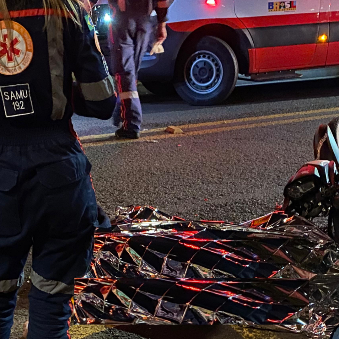 JOVEM MORRE APÓS GRAVE ACIDENTE COM MOTO NA ZONA SUL DE LONDRINA