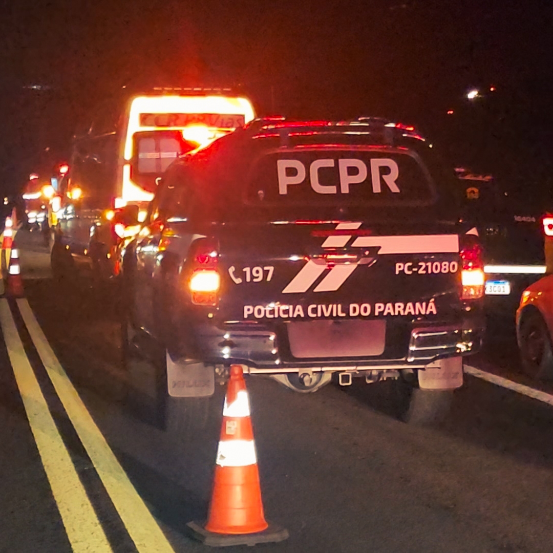 COLISÃO FRONTAL ENTRE MOTOCICLETAS DEIXA DOIS MORTOS NA PR-445, EM LONDRINA