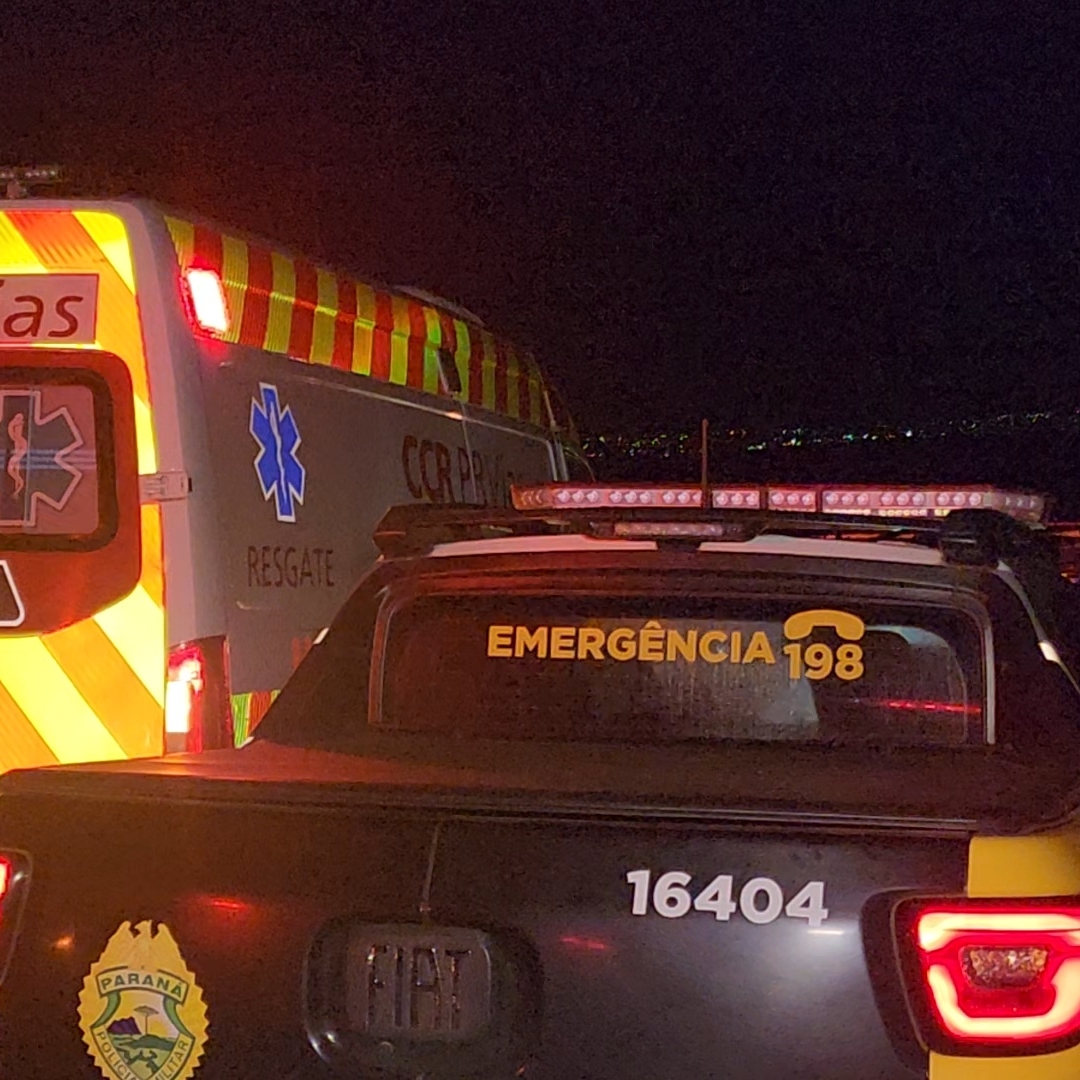 COLISÃO FRONTAL ENTRE MOTOCICLETAS DEIXA DOIS MORTOS NA PR-445, EM LONDRINA