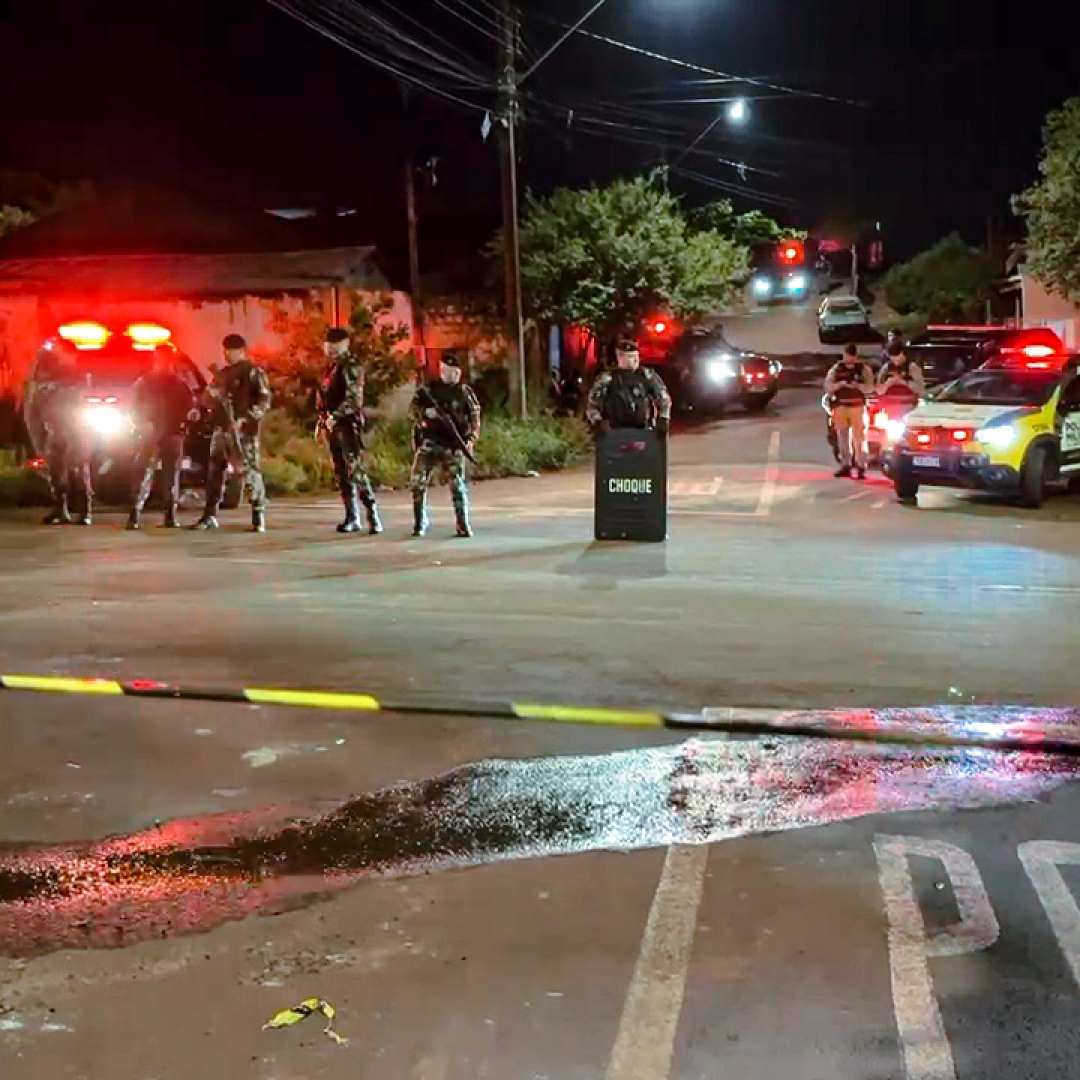 FORAGIDO ATIRA CONTRA POLICIAIS E ACABA MORTO EM CONFRONTO NA ZONA NORTE DE LONDRINA