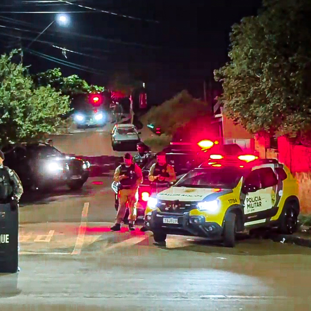 FORAGIDO ATIRA CONTRA POLICIAIS E ACABA MORTO EM CONFRONTO NA ZONA NORTE DE LONDRINA