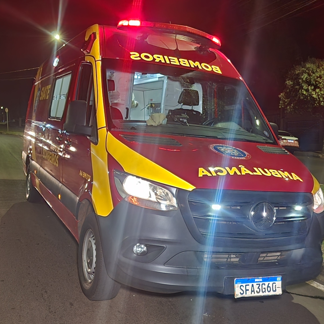 MOTOCICLISTA FICA FERIDO APÓS QUEDA NA ZONA LESTE DE LONDRINA