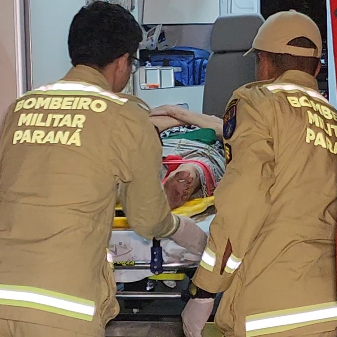 MOTOCICLISTA FICA FERIDO APÓS QUEDA NA ZONA LESTE DE LONDRINA