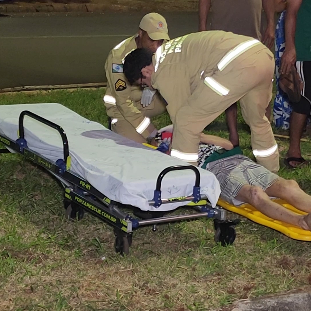MOTOCICLISTA FICA FERIDO APÓS QUEDA NA ZONA LESTE DE LONDRINA
