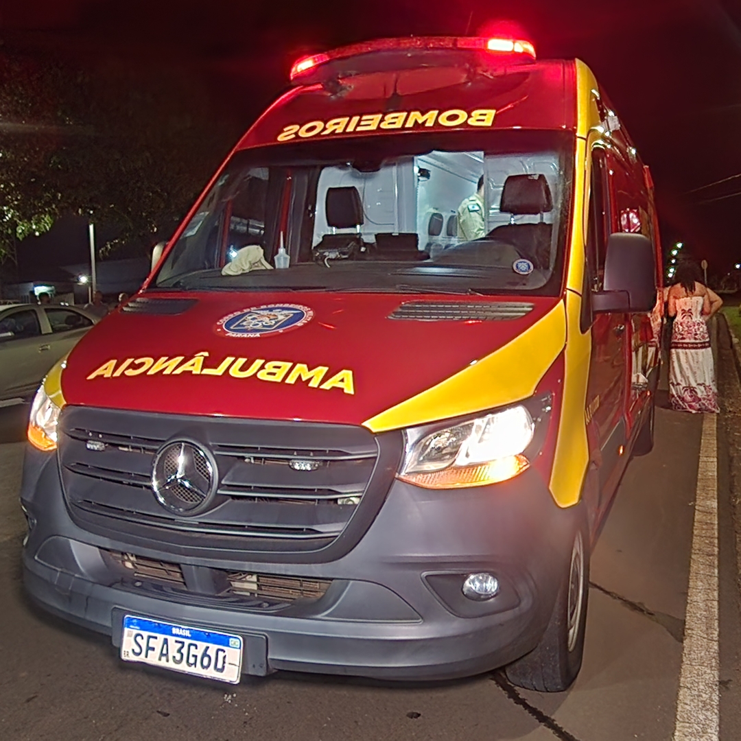 MOTOCICLISTA FICA FERIDO APÓS QUEDA NA ZONA LESTE DE LONDRINA