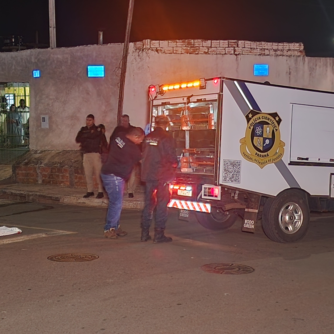 HOMEM É MORTO TIROS NO MEIO DA RUA NA ZONA NORTE DE LONDRINA