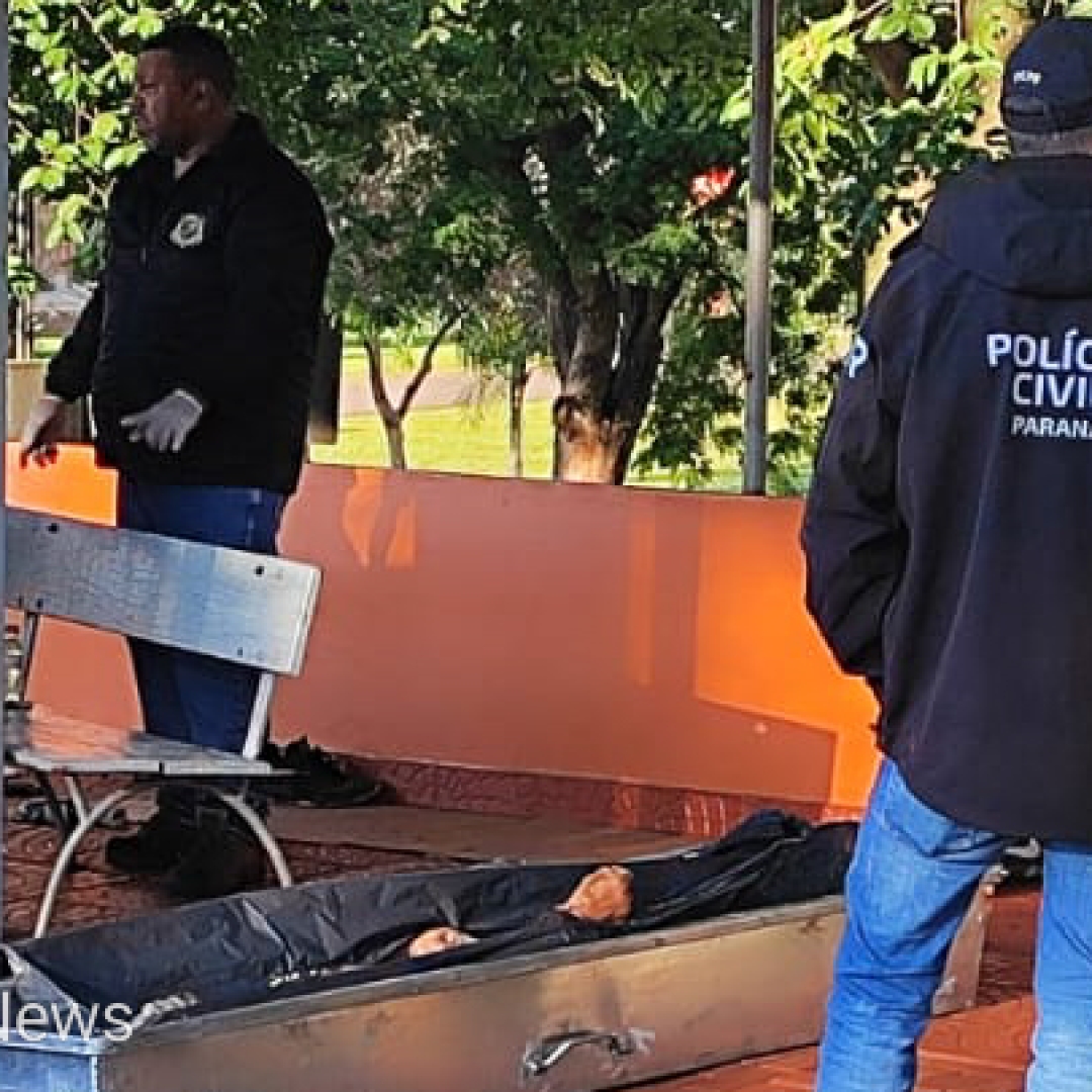 MORADOR DE RUA É ENCONTRADO MORTO EM PONTO DE TÁXI EM FRENTE À PREFEITURA DE LONDRINA