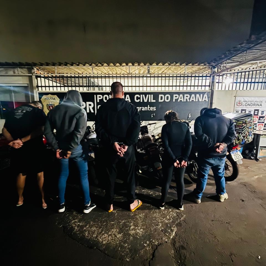 SEIS PESSOAS SÃO PRESAS EM OPERAÇÃO DA POLÍCIA CIVIL CONTRA O TRÁFICO DE DROGAS EM BARES DE LONDRINA