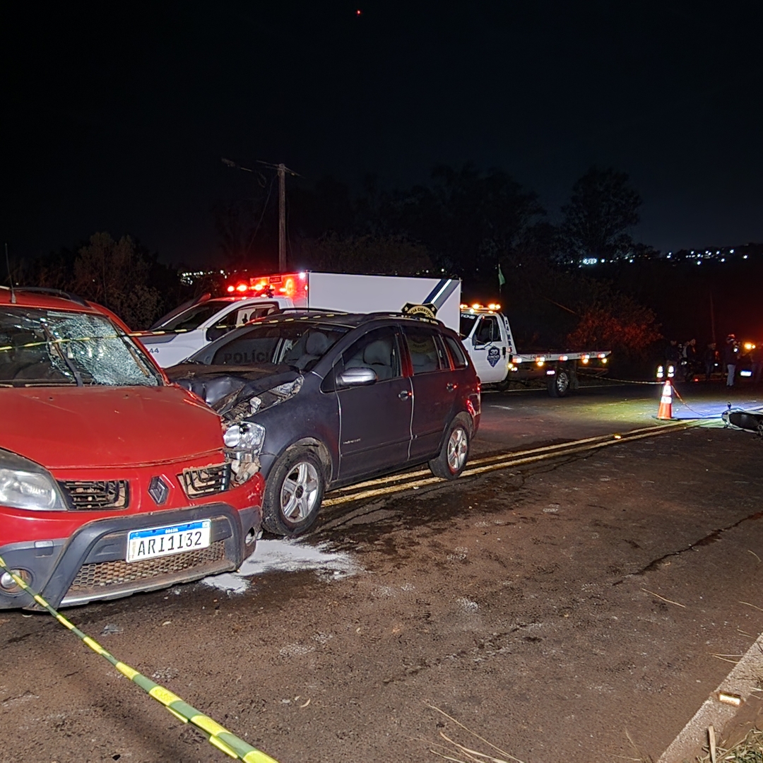 MOTOCICLISTA MORRE E DUAS PESSOAS FICAM FERIDAS EM GRAVE ACIDENTE NA PR-545, EM LONDRINA