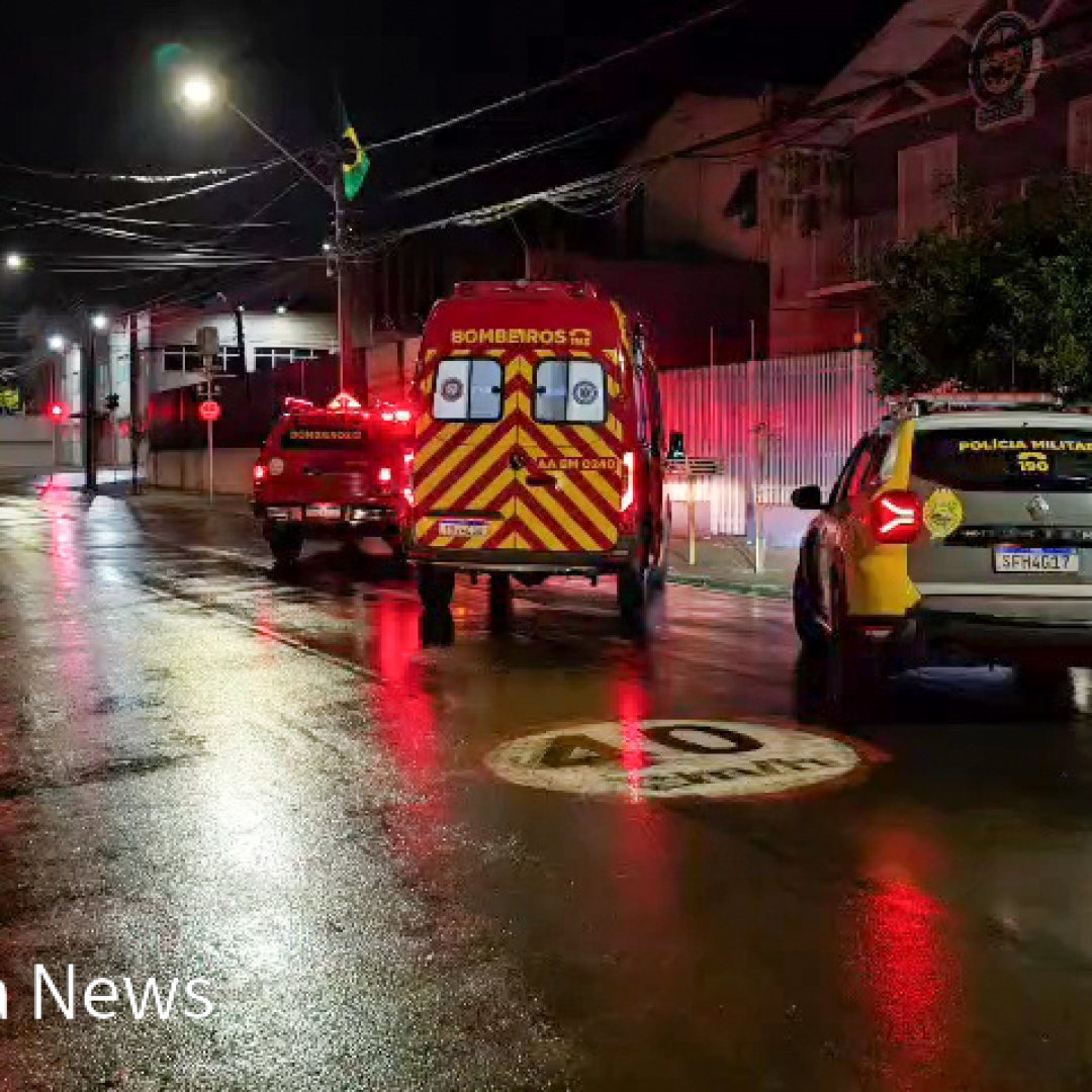 DISPAROS DE ARMA DE FOGO MOBILIZAM POLÍCIA E BOMBEIROS NO CENTRO DE LONDRINA; VÍTIMA BALEADA DESAPARECE