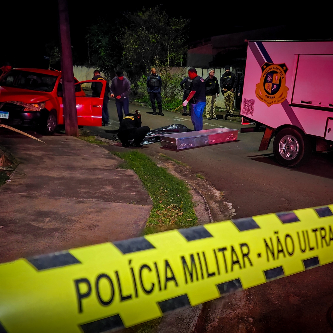 EXECUÇÃO COM CERCA DE 70 TIROS DENTRO DE CARRO É INVESTIGADA PELA POLÍCIA CIVIL NA ZONA NORTE DE LONDRINA